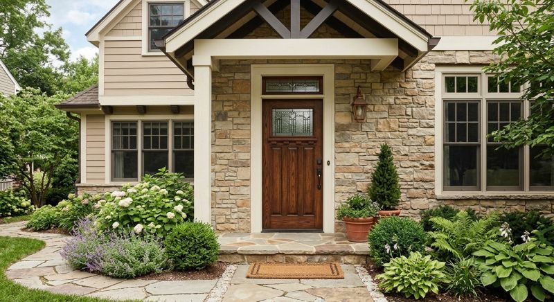 Exterior Door Staining