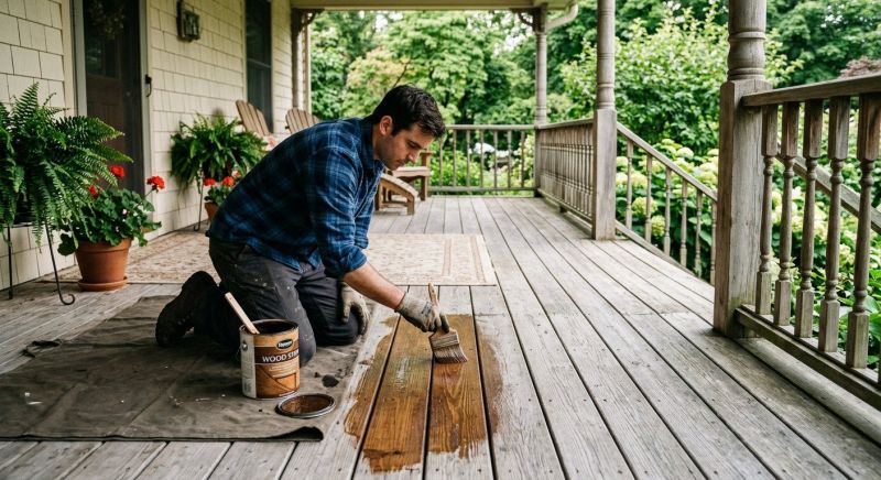 Deck Staining