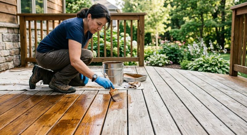 Deck Staining