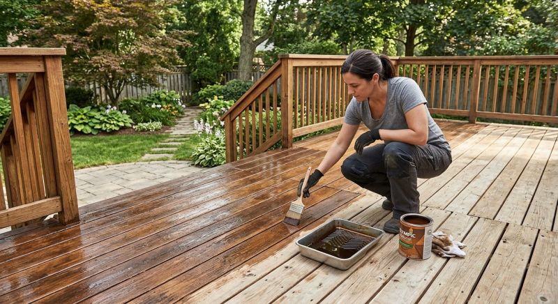 Deck Staining