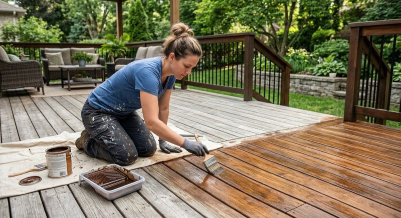Deck Staining