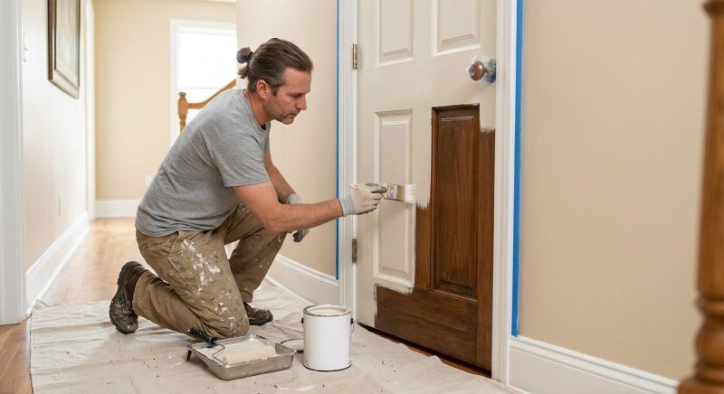 Exterior Door Painting