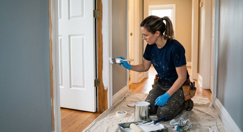Exterior Door Painting