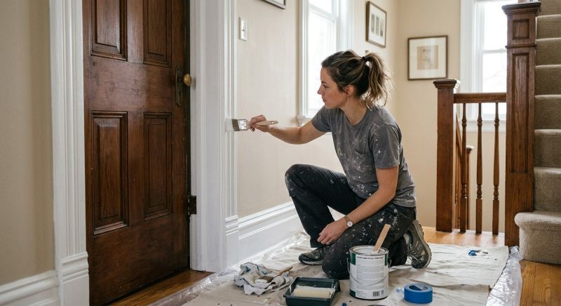 Exterior Door Painting