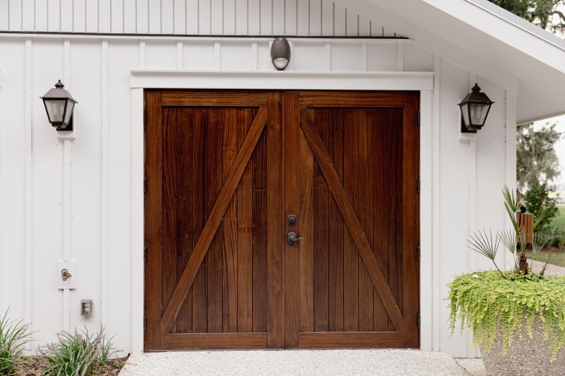 Exterior Door Staining