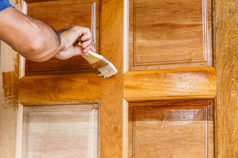 Exterior Door Staining