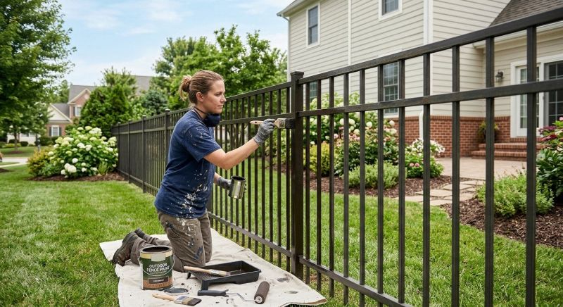 Fence Painting Maintenance In San Diego, Ca